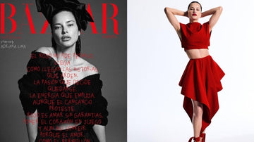Adriana Lima is Red-Hot in Harper’s Bazaar Spain