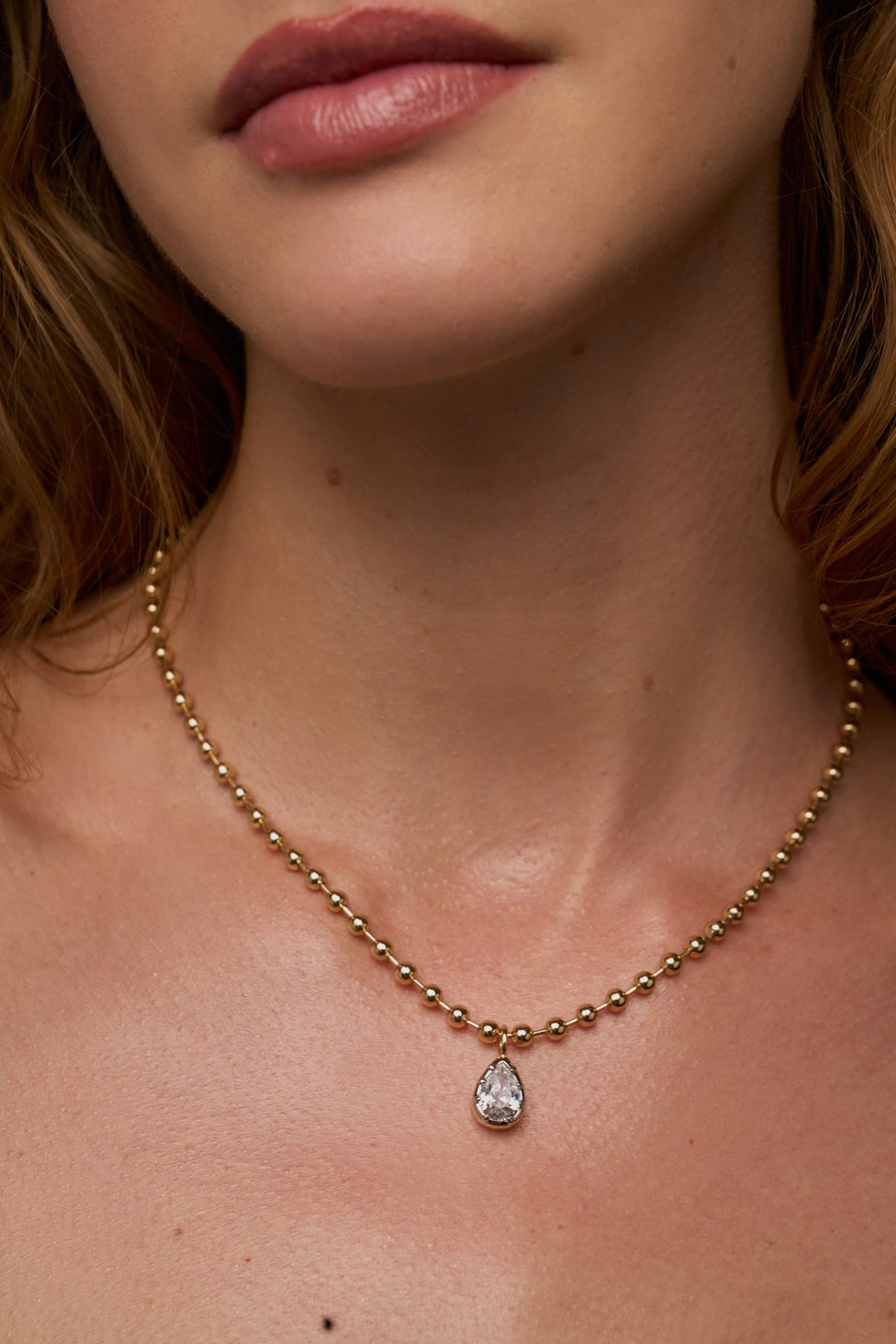 Lili Claspe Cleo Pear Necklace