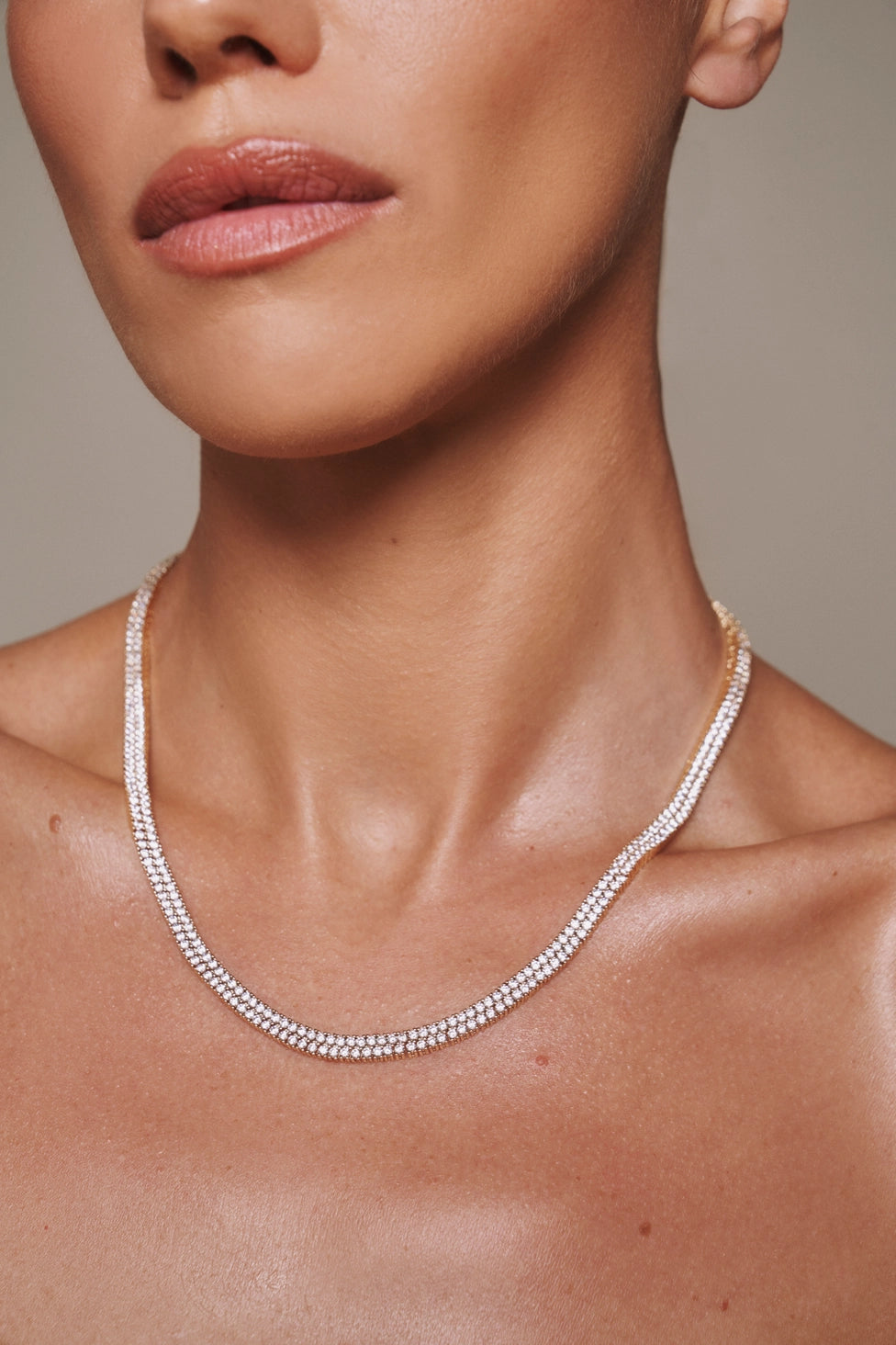 Lili Claspe Rosaline Tennis Necklace