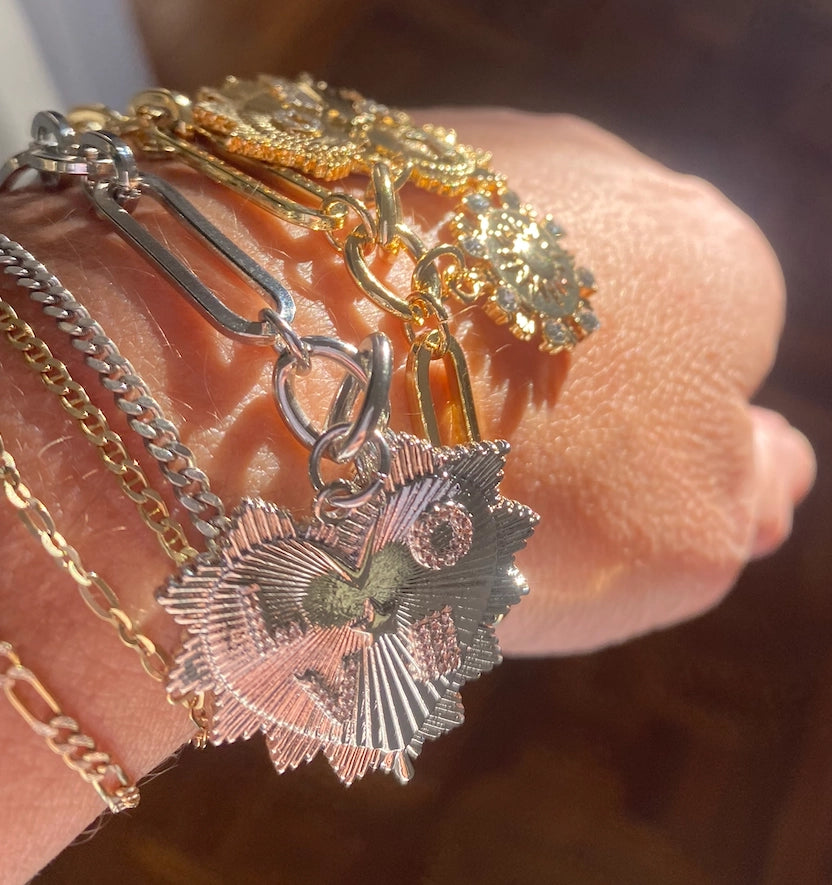 Heart Charm Bracelet