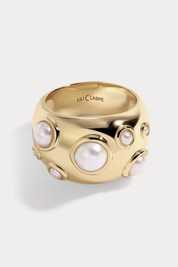 Lili Claspe Sloane Dome Pearl Ring