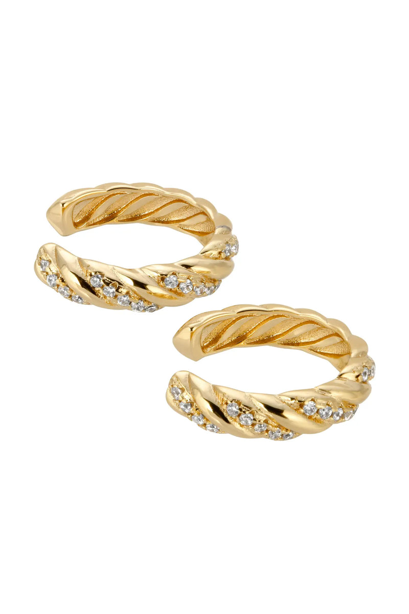 Lili Claspe Gina Ear Cuffs in Gold