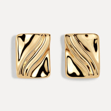 Lili Claspe Gold Adva Clip on Earrings