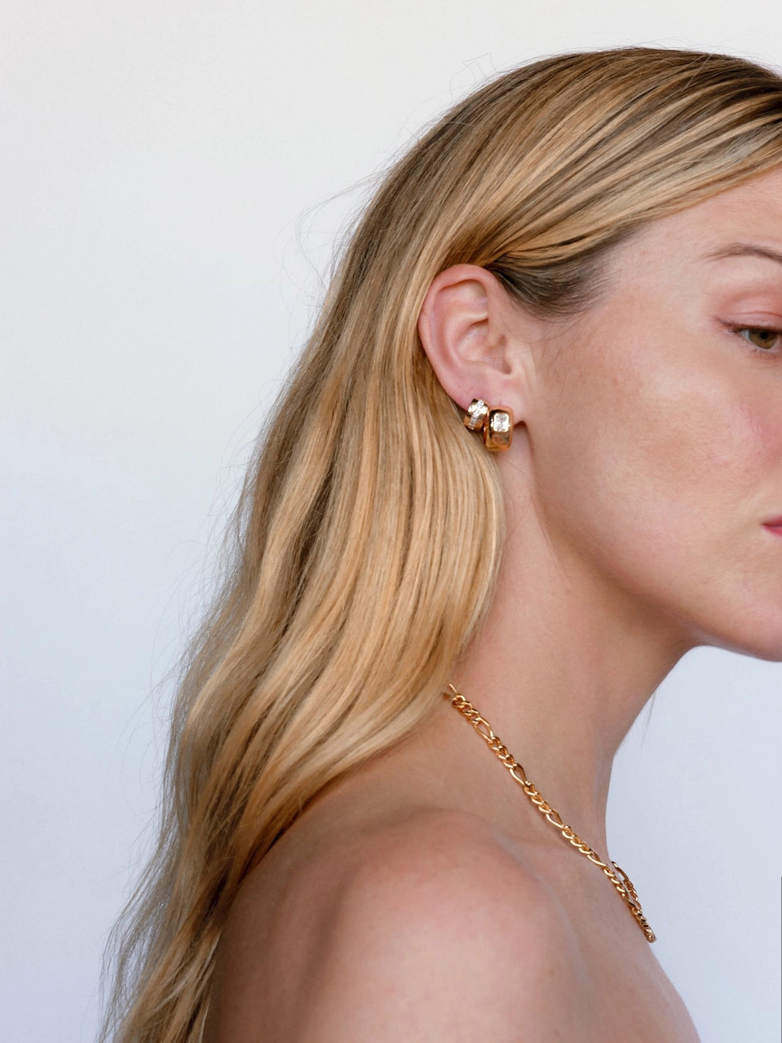 Luv AJ The Pave Stripe Monaco Huggies