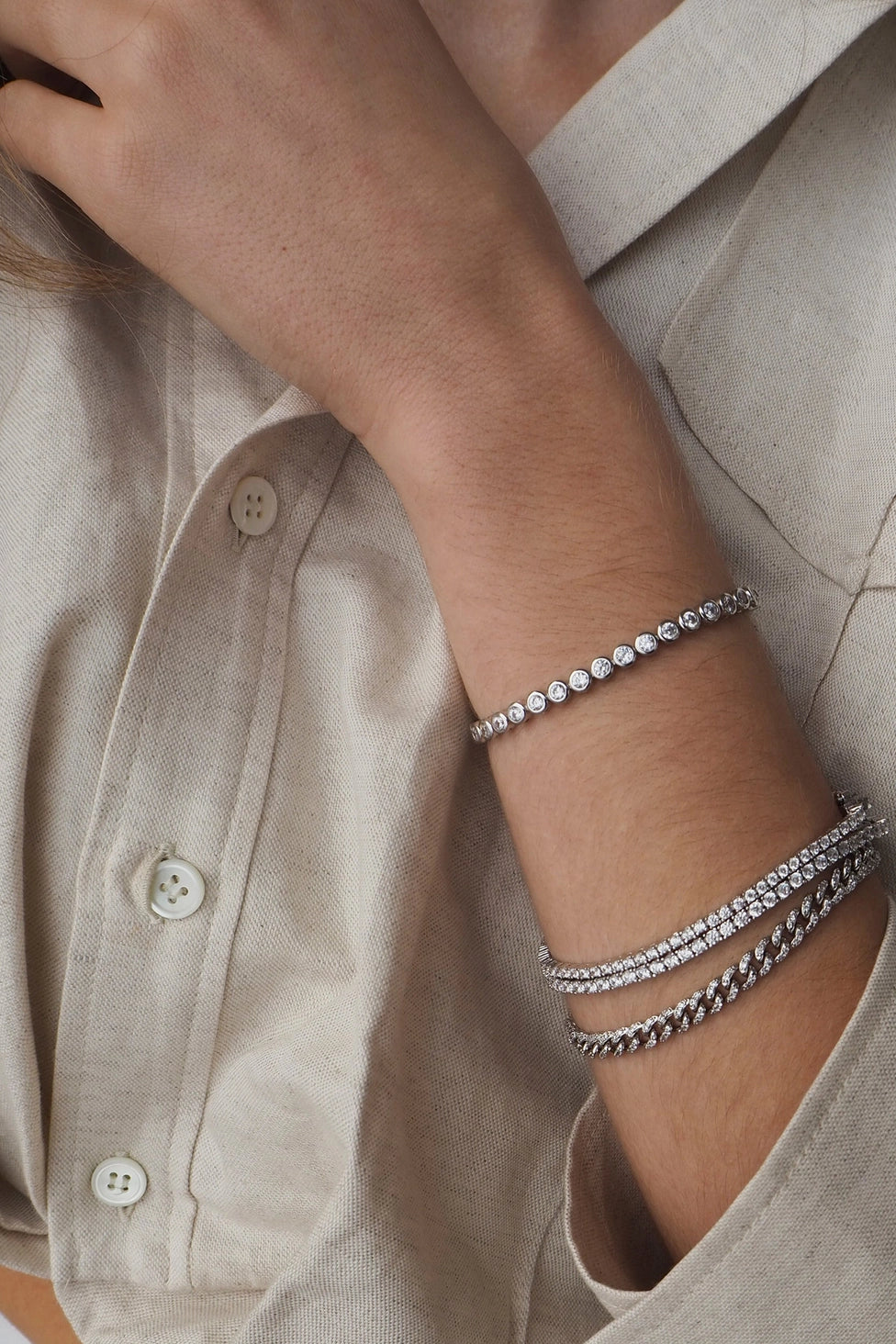 Lili Claspe Mini Amina Tennis Bracelet