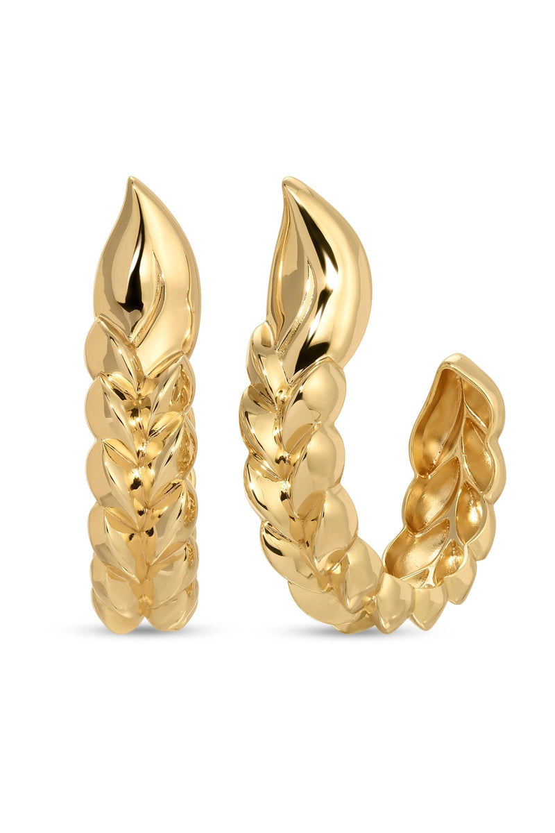 Lili Claspe Frida Large Braided Hoops