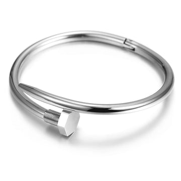 Silver Nail Bracelet