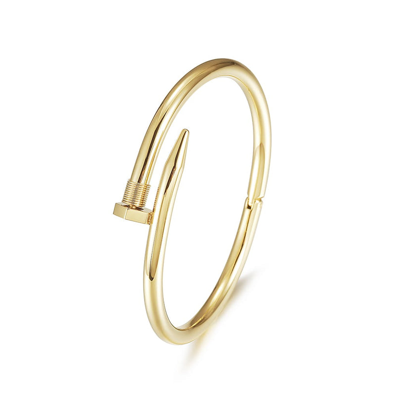Gold Nail Bracelet