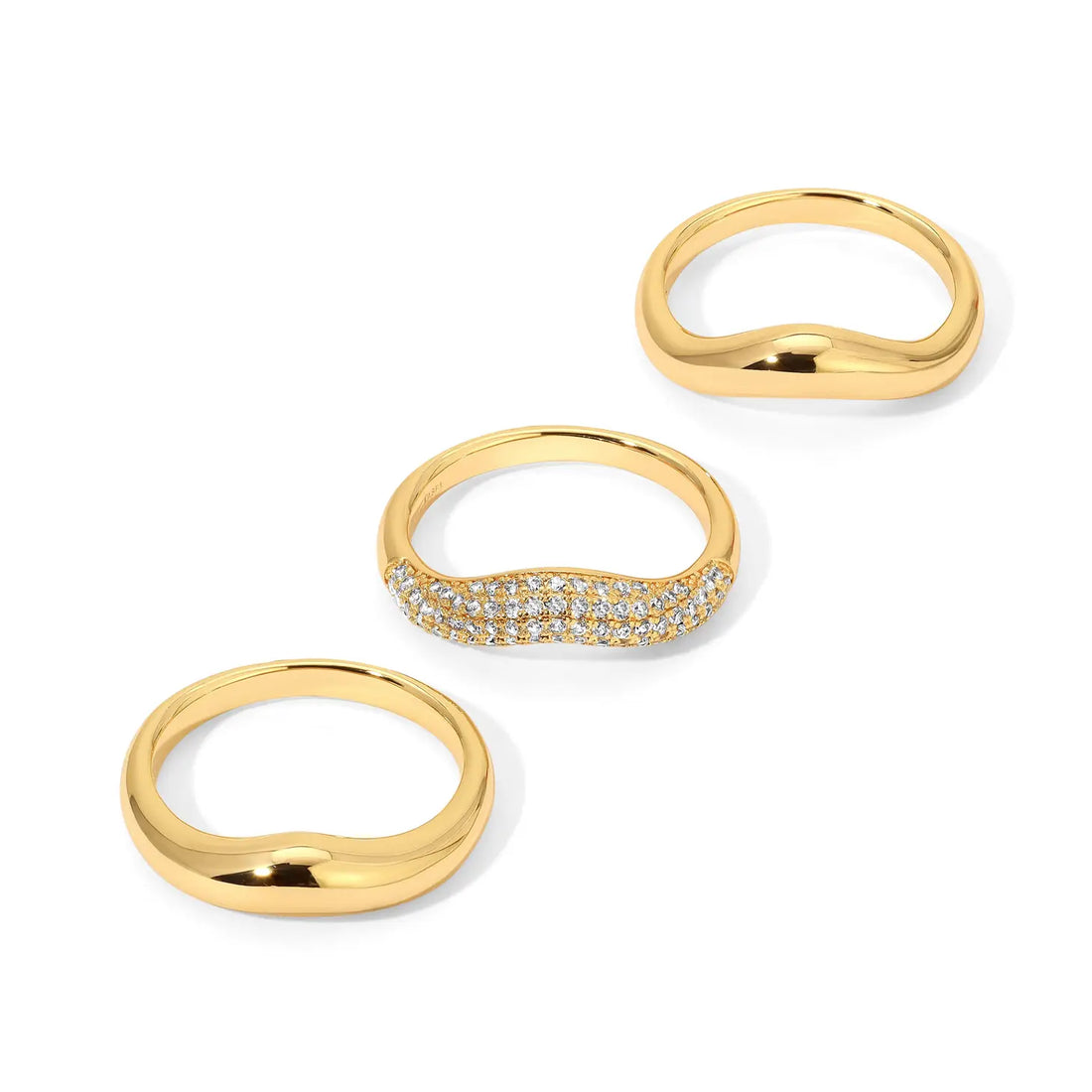 Lili Claspe Armadillo Ring Set