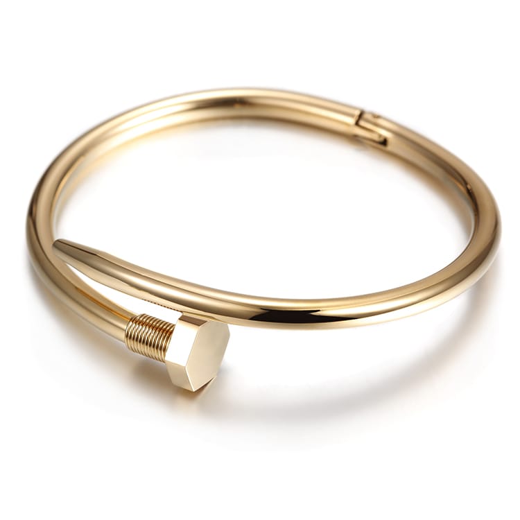 Gold Nail Bracelet